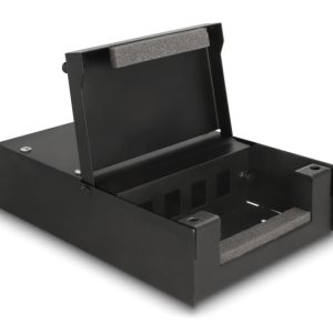 DELOCK κυτίο ένωσης 4 θυρών 66235 για Keystone modules, μαύρο 4 66235 3