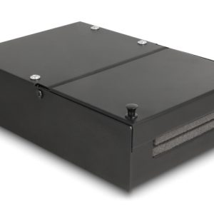 DELOCK κυτίο ένωσης 4 θυρών 66235 για Keystone modules, μαύρο 1 DELOCK κυτίο ένωσης 4 θυρών 66235 για Keystone modules