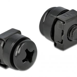 DELOCK σετ βίδες με παξιμάδια 66548 για καμπίνα δικτύου, M6/12mm, 20τμχ 2 M6/12mm