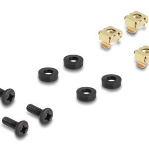 DELOCK βούρτσα προστασίας για καμπίνα 66750, 19"/1U, 44x483mm, μαύρο 3 44x483mm