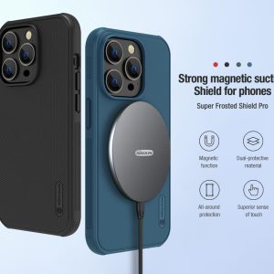 NILLKIN θήκη Super Frosted Shield Pro Magnetic, iPhone 14 Pro Max, μαύρη 2 iPhone 14 Pro Max