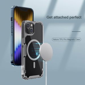 NILLKIN θήκη Nature Pro Magnetic για iPhone 14, διάφανη 2 διάφανη
