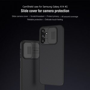 NILLKIN θήκη CamShield για Samsung Galaxy A14 4G, μαύρη 2 μαύρη