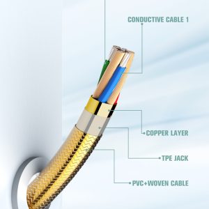 LDNIO καλώδιο USB-C σε USB LS652, 30W, 2m, γκρι 3 2m