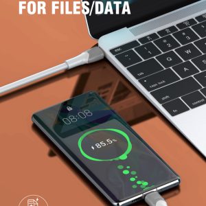 LDNIO καλώδιο USB-C σε USB-C LC601C, 100W PD, 1m, γκρι 3 1m