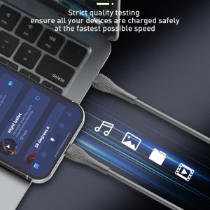 LDNIO καλώδιο Lightning σε USB-C LC672I, 30W PD, 2m, μπλε 3 2m