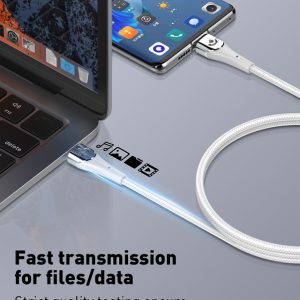 LDNIO καλώδιο USB-C σε USB-C LC861C, 65W PD, 1m, γκρι 3 1m