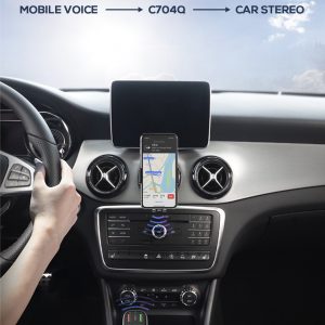 LDNIO FM Transmitter & φορτιστής C704Q, 2x USB/1x USB-C, 36W, Bluetooth, μαύρο 2 2x USB/1x USB-C