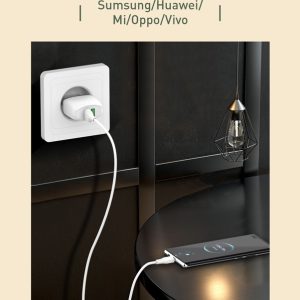 LDNIO καλώδιο USB-C σε USB-C LC122C, 65W PD, 2m, λευκό 4 λευκό