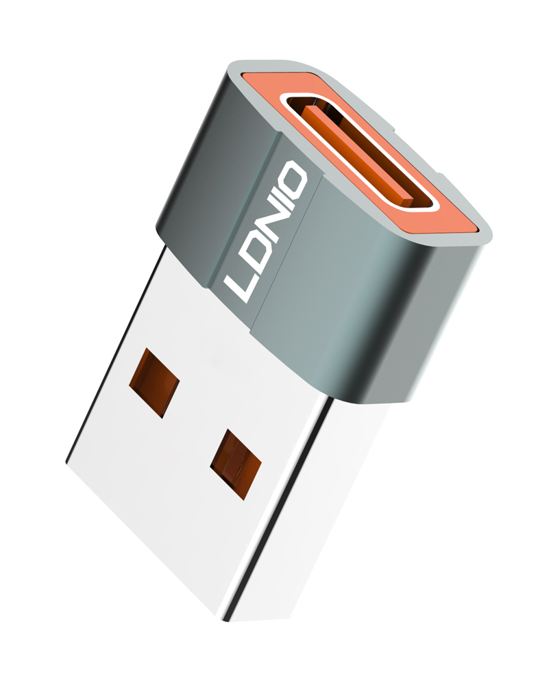 LDNIO αντάπτορας USB σε USB-C LC150 LDNIO αντάπτορας USB σε USB-C LC150