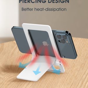 LDNIO βάση smartphone MG06, foldable, 4.7-7.2", λευκή 3 4.7-7.2"