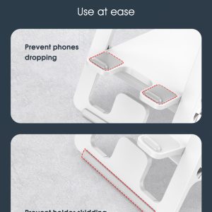 LDNIO βάση smartphone MG06, foldable, 4.7-7.2", λευκή 4 λευκή