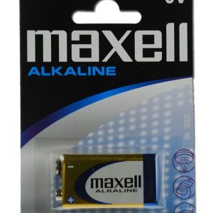 MAXELL αλκαλική μπαταρία 6LR61M/9V, 1τμχ