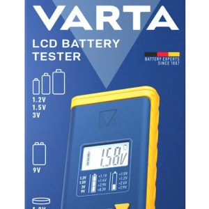 VARTA ψηφιακό tester μπαταρίας 75305 για 9V/AAA//AA/C/D/button cells 4 75305 3