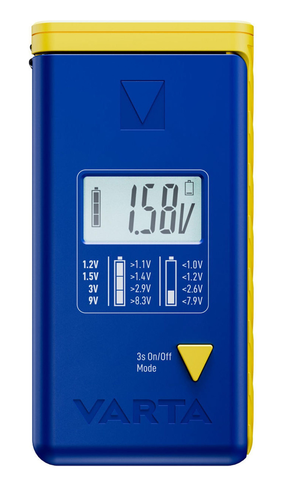 VARTA ψηφιακό tester μπαταρίας 75305 για 9V/AAA//AA/C/D/button cells VARTA ψηφιακό tester μπαταρίας 75305 για 9V/AAA//AA/C/D/button cells