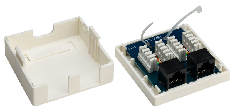 2 θύρες RJ45 2 θύρες RJ45