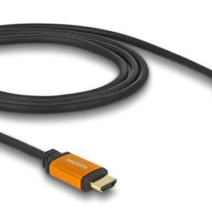 DELOCK καλώδιο HDMI 85727, 8K/60Hz, 48 Gbps, eARC, HDR, 1m, μαύρο 4 eARC