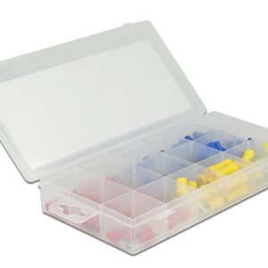 DELOCK Σετ ακροδεκτών καλωδίων 86513 με μόνωση, σε κασετίνα, 170τμχ 3 170τμχ