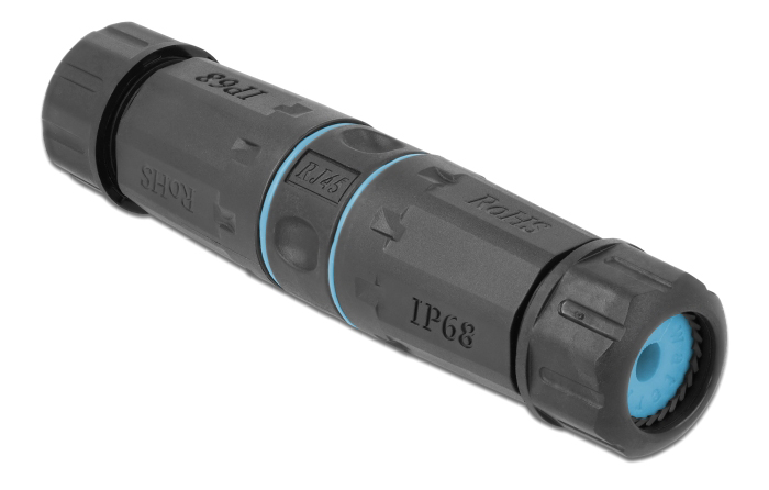 DELOCK αδιάβροχος αμφίδρομος σύνδεσμος RJ45 Cat.6A 86693 DELOCK αδιάβροχος αμφίδρομος σύνδεσμος RJ45 Cat.6A 86693