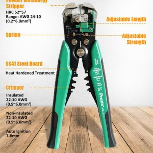 PROSKIT αυτόματη πρέσα ακροδεκτών 8PK-371D με απογυμνωτή, 210mm 3 8PK 371D 2