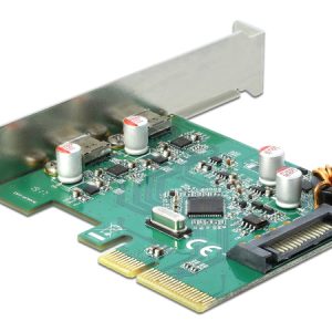 DELOCK κάρτα επέκτασης PCI Express x4 σε 2x USB-C 90397, 10 Gbps 3 90397 2
