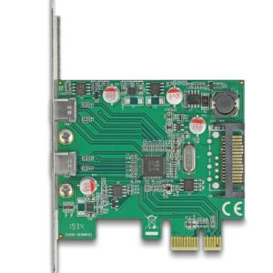 DELOCK κάρτα επέκτασης PCIe x1 σε 2x USB-C 90493, 5Gbps 3 90493 2