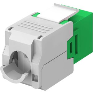 GOOBAY Keystone module RJ45 CAT 6A 90687, UTP, πράσινο 3 πράσινο