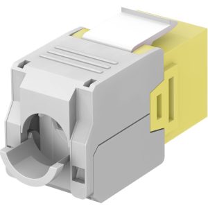 GOOBAY Keystone module RJ45 CAT 6A 90691, UTP, κίτρινο 3 κίτρινο