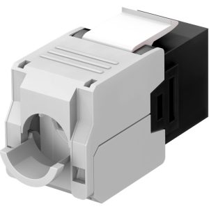 GOOBAY Keystone module RJ45 CAT 6A 90692, UTP, μαύρο 3 μαύρο