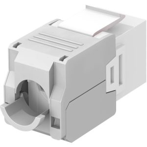 GOOBAY Keystone module RJ45 CAT 6A 90867, UTP, λευκό 3 λευκό