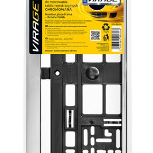 MOJE AUTO πλαίσιο πινακίδας αυτοκινήτου 93-036, 17.5x1.4x52.6cm, μαύρο 2 17.5x1.4x52.6cm