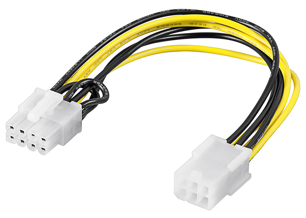 GOOBAY καλώδιο PCI Express 6pin σε PCI Express 8pin 93635 GOOBAY καλώδιο PCI Express 6pin σε PCI Express 8pin 93635
