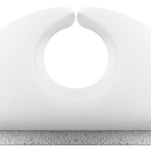 GOOBAY οργανωτές καλωδίων σιλικόνης 95183, 1 θέση, Φ7.8mm, λευκό, 5τμχ 3 Φ7.8mm