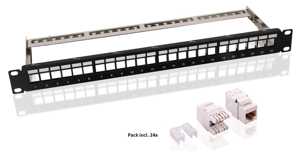 GOOBAY Keystone patch panel 95336 με 24 modules GOOBAY Keystone patch panel 95336 με 24 modules