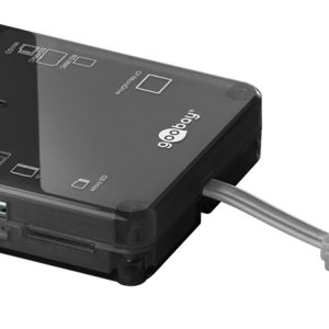 GOOBAY card reader 95674 για micro SD/SD/M2/CF/XD/MS, 480 Mbps, μαύρο 1 GOOBAY card reader 95674 για micro SD/SD/M2/CF/XD/MS