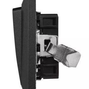 EMOS μπουτόν κουδουνιού/κλιμακοστάσιου A6100.9, μονό, 1/0, 10A, μαύρο 3 1/0