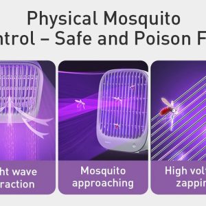 BASEUS συσκευή εξόντωσης εντόμων ACMWD-BJ02, UV Light, USB, λευκή 2 UV Light