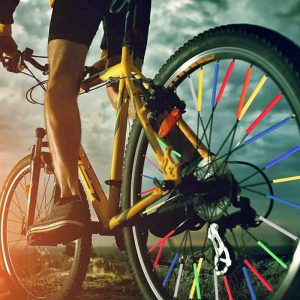 Ανακλαστικά για ακτίνες ποδηλάτου AG402E, μπλε, 12τμχ 2 μπλε