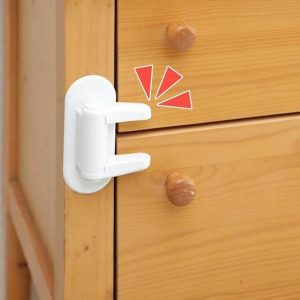 Ασφάλεια πορτών & ντουλαπιών AG442A, 5x12cm, λευκή 4 AG442A 3