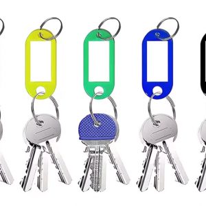 Μπρελόκ κλειδιών με ετικέτα AG739, διάφορα χρώματα, 100τμχ 3 100τμχ