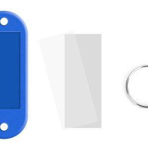 Μπρελόκ κλειδιών με ετικέτα AG739, διάφορα χρώματα, 100τμχ 4 AG739 3