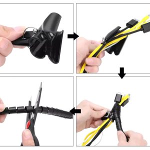 Δεματικό καλωδίων AG873, πλαστικό, Φ20mm, 2m, μαύρο 3 Φ20mm