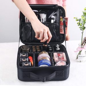 Τσάντα καλλυντικών AG905, 25.5x22.5x9.3cm, μαύρη 2 25.5x22.5x9.3cm