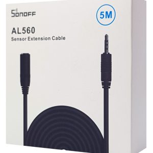 SONOFF καλώδιο επέκτασης για αισθητήρα AL560, αδιάβροχο, 5m, μαύρο 3 5m
