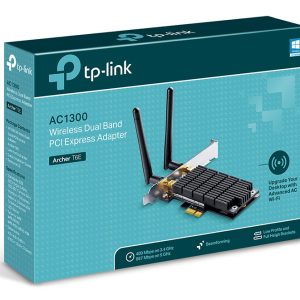 TP-LINK Wireless PCIe Adapter Archer T6E, AC1300, dual band, Ver. 2.0 3 dual band