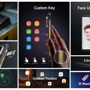 ULEFONE smartphone Armor 25T Pro, 6.78", 6/256GB, 5G, IP68/IP69K, μαύρο 3 6/256GB
