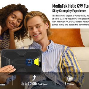 ULEFONE tablet Armor Pad 2, 11" 8/256GB, 18600mAh, IP68/IP69K, 4G, μαύρο 3 18600mAh