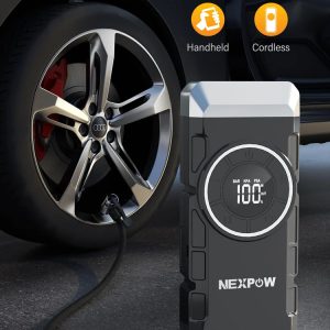 NEXPOW εκκινητής μπαταρίας & συμπιεστής αέρος NP2, 12V/3000A, 150PSI, 12000mAh 3 150PSI
