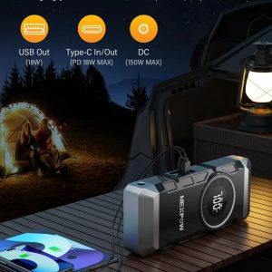 NEXPOW εκκινητής μπαταρίας & συμπιεστής αέρος NP2, 12V/3000A, 150PSI, 12000mAh 4 12000mAh