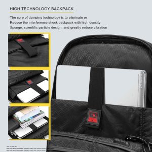 ARCTIC HUNTER τσάντα πλάτης B00111C με θήκη laptop 15.6", 23L, μαύρη 2 23L